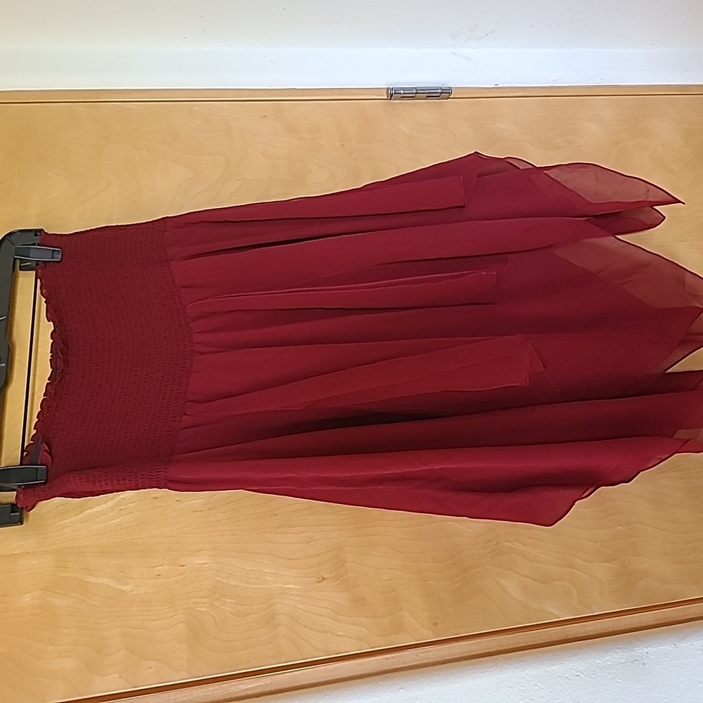 Bcbg Max Aziria silk hankerchief skirt